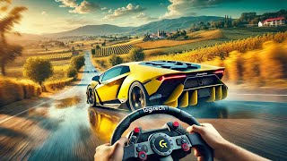 Lamborghini Sesto Elemento 2011  Forza Horizon 5 l Steering Wheel Gameplay [upl. by Asseram]