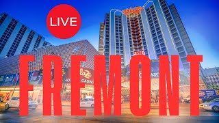 Las Vegas LIVE  Fremont Street What an Experience [upl. by Ahsilrac]