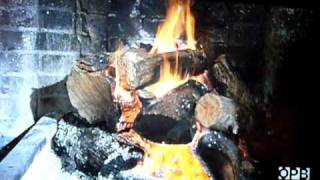 The Yule Log Timberline Lodge on Mt Hood Oregon  Freitag 24 Dezember 2010 [upl. by Culosio]