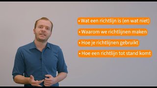 Richtlijnen voor fysiotherapie algemene uitleg [upl. by Sidonnie974]