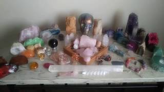 CRYSTAL ALTARS 2019 CrystalsGeodesStones SolConsciousnessTV [upl. by Ahsotal]