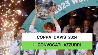 Coppa Davis 2024 I convocati di Volandri per Bologna assenti Sinner e Musetti C’è Berrettini [upl. by Iorgo]