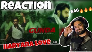 Gunda  Varinder Brar  REACTION  Official Video [upl. by Nuyh]