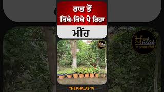 ਰਾਤ ਤੋਂ ਕਿੱਥੇਕਿੱਥੇ ਪੈ ਰਿਹਾ ਮੀਂਹ  weatherforecast mausam thekhalastv [upl. by Annaeel]