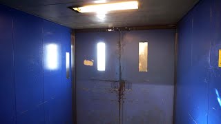 1971 Lifton inground hydraulic freight elevator upgraded  Centrumgaden 3 Ballerup Denmark [upl. by Nahshun]