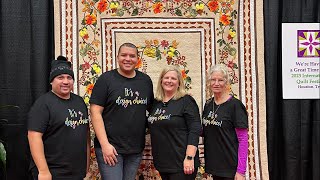 Houston Quilt Show Quilt Walk Thru [upl. by Yeo126]