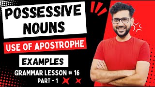 possessive noun  possessive nouns  what is possessive noun [upl. by Nnil]