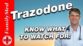 TRAZODONE FOR INSOMNIA  Learn the Side Effects and What to Expect [upl. by Arze]