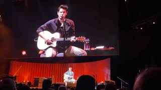 Age of Worry  John Mayer  Tampa Amalie Arena  10132023 [upl. by Zuzana159]