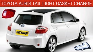 How to Fix a Tail Light Water Leak on Toyota Auris Corolla Toyota Auris Tail Light Gasket Change [upl. by Pamelina429]