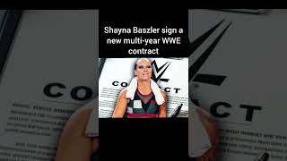 Shayna Baszler sign a new multiyear WWE contract [upl. by Llehsim381]