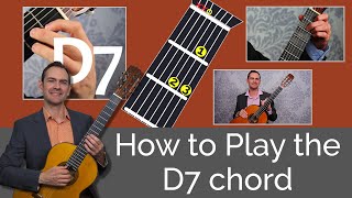 How to Play the D7 Chord on Guitar [upl. by Irmgard]