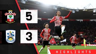 HIGHLIGHTS Southampton 53 Huddersfield  Championship [upl. by Tarazi195]