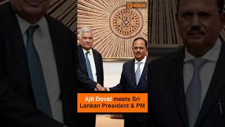 Ajit Doval meets Sri Lankan President amp PM [upl. by Rehctelf422]