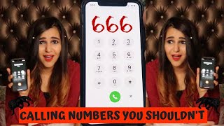 Calling SCARY Numbers You Should Never Call at 12 AM [upl. by Eiser562]