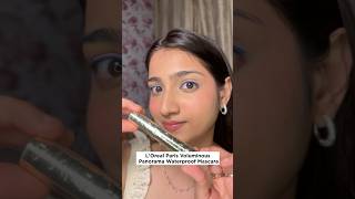 Loreal Paris panorama mascara honest review shortsviral makeup mascara under 1000 makeup hacks [upl. by Dody734]