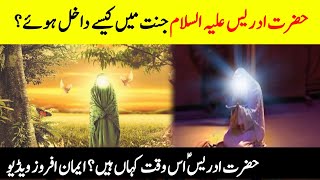 How Did Prophet Idris AS Enter Paradise  Story Of Prophet Idris AS  Hazrat Idris Ka Qissa [upl. by Zannini]