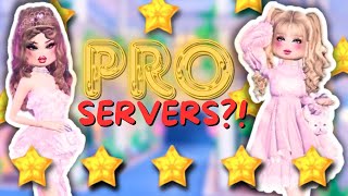 I tried PRO SERVERS in Dress to Impress [upl. by Caundra]