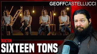 Reaction to the Low Bass Cover of quotSixteen Tonsquot by Geoff Castellucci 🎶🔥 [upl. by Leno]