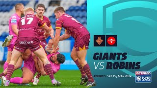 Highlights  Huddersfield Giants v Hull KR  2024 Betfred Super League Round 5 [upl. by Eerot857]