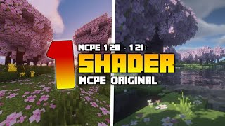 1 SHADER MCPE ORIGINAL NO PATCH  Di Minecraft 120  121   Support Low End Mobile Device [upl. by Amahs306]