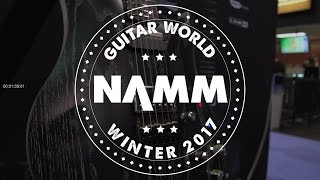 NAMM 2017  Relish Guitars  Phantom Jane  Piezo Pickups [upl. by Lilahk]