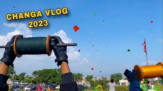 CHANGA VLOG 2023  chovar dada  100 kite fighting🔥 dashain 2080 [upl. by Gneh549]