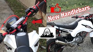 I Got New Handlebars For My TaoTao Hellcat ZS190 Grom Clone [upl. by Paul]