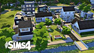 Small Suburban Town Sims 4 Stop Motion [upl. by Gravante200]