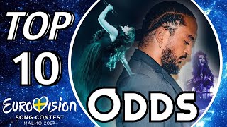 Eurovision 2024  Odds Top 10 New🇺🇦 [upl. by Leirol]