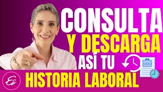 DESCARGA Y CONSULTA ASÍ TU HISTORIA LABORAL  Estufuturo Abogados [upl. by Alehtse]