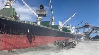 DENSA HAWK LOADING CLINKER AT ANNABA PORT 4 [upl. by Adnical]