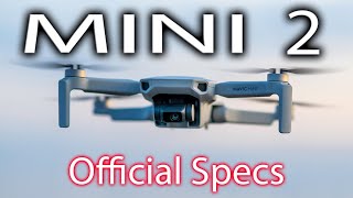 DJI Mavic Mini 2  Official Specs We Know [upl. by Ostraw]