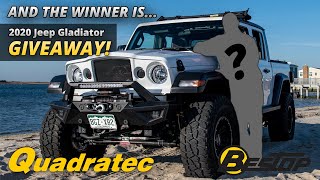 Jeep Gladiator Giveaway Winner Presentation from Quadratec and Bestop [upl. by Allx757]