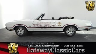 1970 Oldsmobile Cutlass Pace Car Gateway Classic Cars Chicago 899 [upl. by Dixon652]