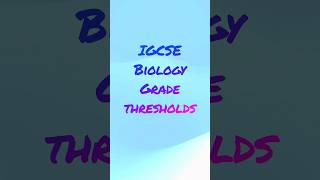 IGCSE Biology amp Chemistry Threshold to score an A⭐ Across the years [upl. by Mcnamee]