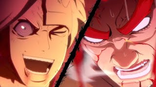 Uchiha Madara Rikudou Mode vs Might Guy Hachimon Tonkou  Mugen PC [upl. by Airlee]