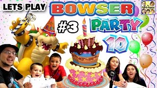 Lets Play MARIO PARTY 10 Bowser Party in Mushroom Park FGTEEV 5 Player FAMILY GAMEPLAY Part 3 [upl. by Ivets]