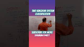 Two kingdom system classificationshortsfeedshortfeedsneet [upl. by Acnaib]