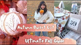 Ultimate Autumn Bucket List 🎃 Free Autumn Printable 🍂 Fall Activities Youll Truly Enjoy 🍁 Cozy Fall [upl. by Nosna329]