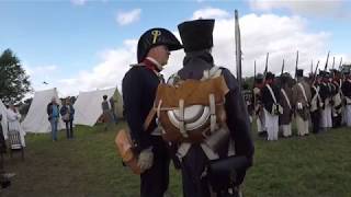 FirstPerson Napoleonic Reenactment  Spetchley Park Living History Show  Saturday skirmish [upl. by Ericha]