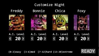 Five Nights At Freddys 20202020 Mode Complete [upl. by Misti]