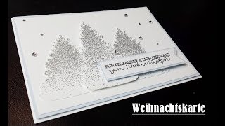 Weihnachtskarte  Funkel amp Glitzer  CreativeDepot  Tutorial [upl. by Pippas]