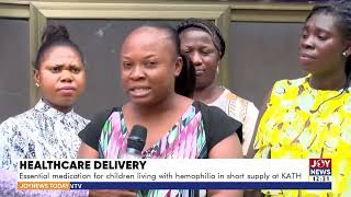 Healthcare DeliveryEssential medication for children living with hemophilia in short supply at KATH [upl. by Orabelle594]