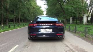 Porsche Panamera 4S launch control start [upl. by Eninahpets]