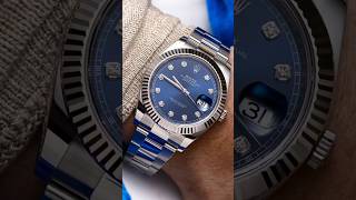 Rolex Datejust 41 Blue diamond dial fluted bezel Oyster and Jubilee bracelet 126334 rolex datejust [upl. by Enyluqcaj]