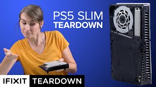 PS5 Slim Teardown Sony Makes Disk Drive History [upl. by Namrac]