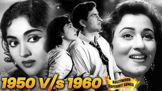 1950 Vs 1960 Super Hit HD Songs  VOL  1 Top Vintage Video Songs  Popular Hindi Songs [upl. by Fenella]