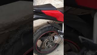 HONDA CBR 250R AKRAPOVIC EXHAUST COLD START [upl. by Encratis]