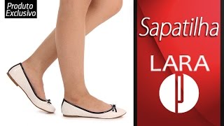 Sapatilha Feminina Lara  6060304836 [upl. by Kenley]